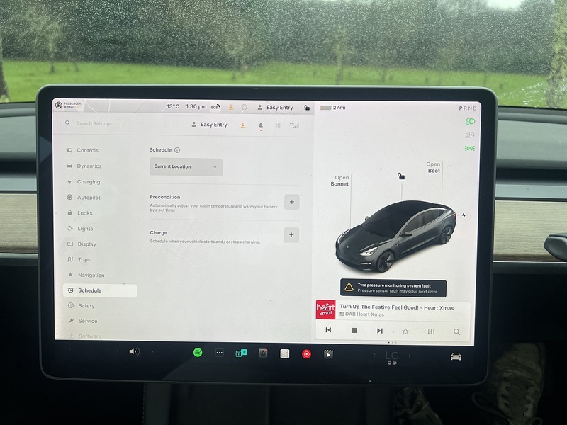 Tesla Model 3 Standard Range Plus Saloon 4dr Electric Auto RWD (241 bhp) - U10478