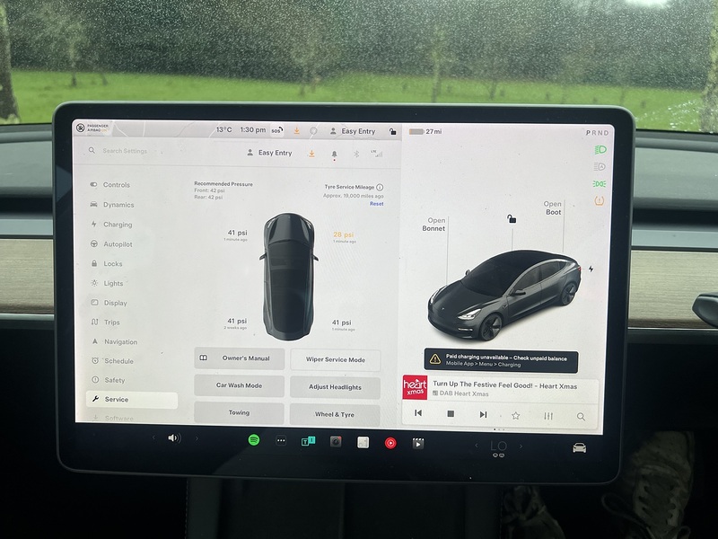 Tesla Model 3 Standard Range Plus Saloon 4dr Electric Auto RWD (241 bhp) - U10478