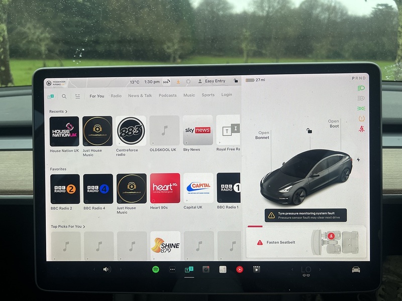 Tesla Model 3 Standard Range Plus Saloon 4dr Electric Auto RWD (241 bhp) - U10478