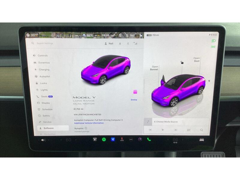 Tesla Model Y (Dual Motor) Long Range SUV 5dr Electric Auto 4WDE (384 bhp) SUV Automatic Electric | 1 Owner / Vat - U10818