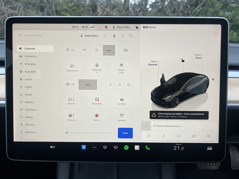 Tesla Model 3 Standard Range Plus Saloon 4dr Electric Auto RWD (241 bhp) | 1 FORMER KEEPER|VAT QUALIFYING - U10906