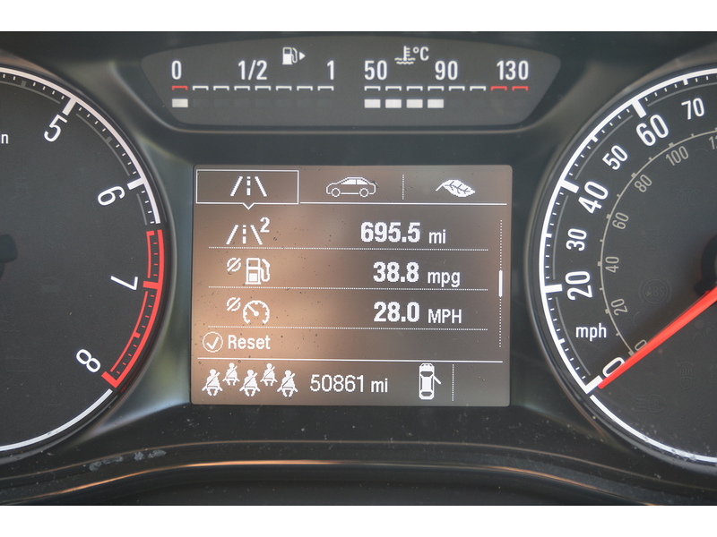 Vauxhall Zafira Tourer 1.4i Turbo Design MPV 5dr Petrol Manual Euro 6 (140 ps) | CRUISE|P/SENSORS|LOW MILEAGE - U10918