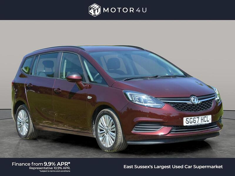 Vauxhall Zafira Tourer 1.4i Turbo Design MPV 5dr Petrol Manual Euro 6 (140 ps) | CRUISE|P/SENSORS|LOW MILEAGE - U10918