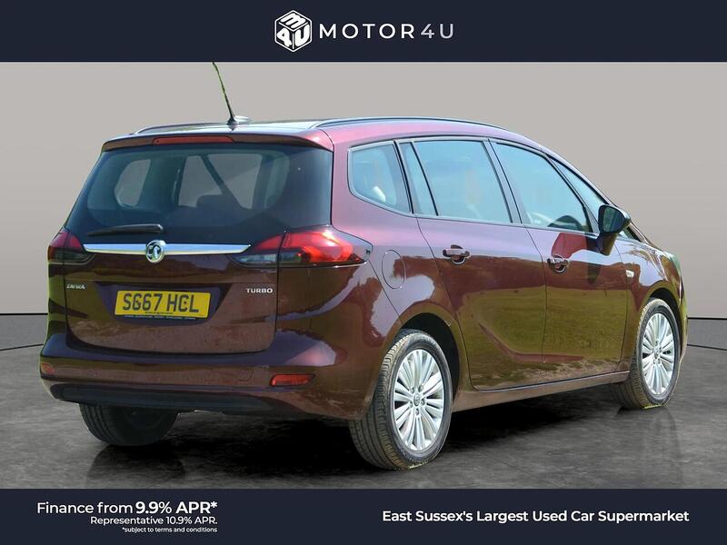 Vauxhall Zafira Tourer 1.4i Turbo Design MPV 5dr Petrol Manual Euro 6 (140 ps) | CRUISE|P/SENSORS|LOW MILEAGE - U10918