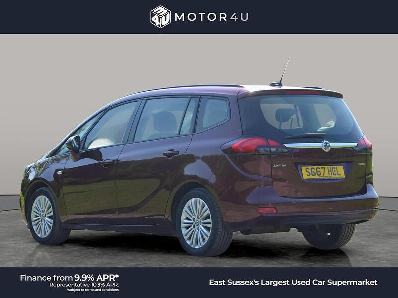 Vauxhall Zafira Tourer 1.4i Turbo Design MPV 5dr Petrol Manual Euro 6 (140 ps) | CRUISE|P/SENSORS|LOW MILEAGE - U10918