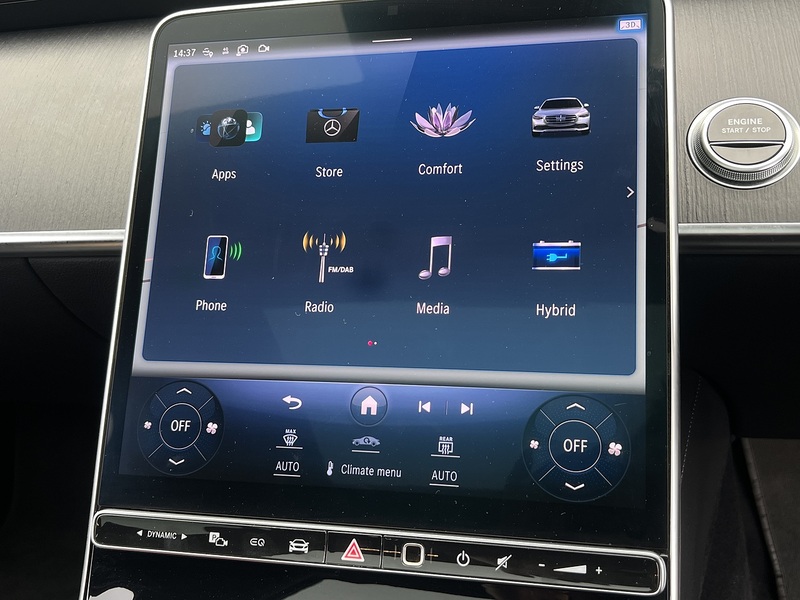 Mercedes-Benz S Class 3.0 S580Le V6 28.6kWh AMG Line (Premium) Saloon 4dr Petrol Plug-in Hybrid G-Tronic+ Euro 6 (s/s) - U10950