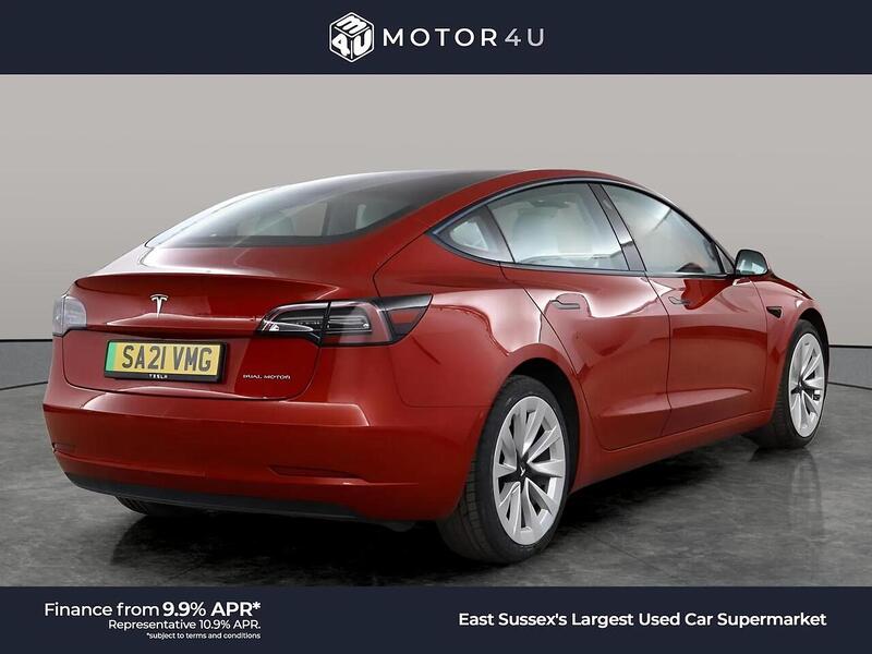 Tesla Model 3 (Dual Motor) Long Range Saloon 4dr Electric Auto 4WDE (346 ps) | PAN ROOF|R/CAM|1 OWNER|VAT Q - U11058