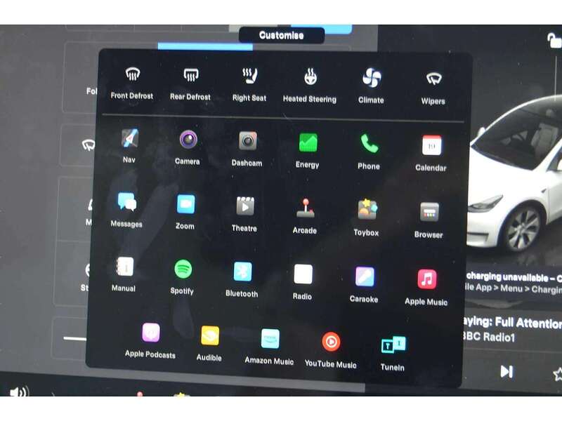 Tesla Model Y (Dual Motor) Long Range SUV 5dr Electric Auto 4WDE (384 bhp) | PAN ROOF|H/SEATS|WHITE LEATHER - U11070