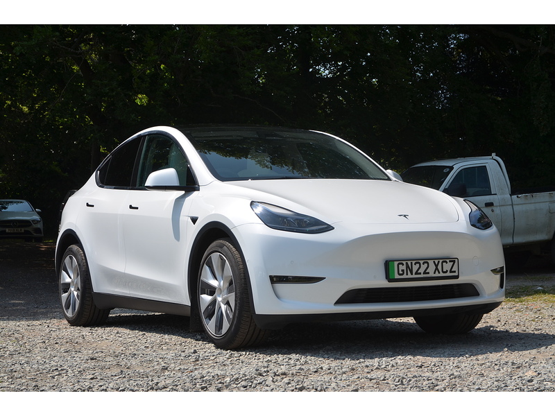 Tesla Model Y (Dual Motor) Long Range SUV 5dr Electric Auto 4WDE (384 bhp) | PAN ROOF|H/SEATS|WHITE LEATHER - U11070