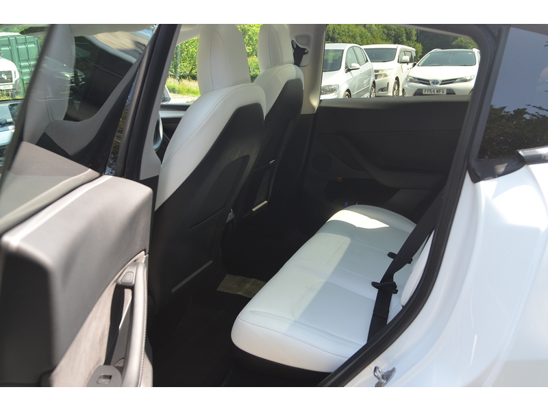 Tesla Model Y (Dual Motor) Long Range SUV 5dr Electric Auto 4WDE (384 bhp) | PAN ROOF|H/SEATS|WHITE LEATHER - U11070