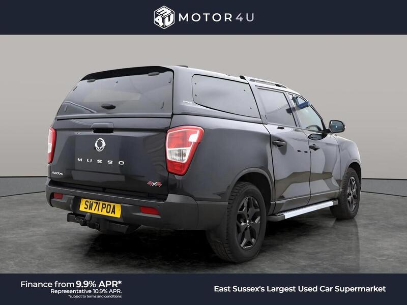 SsangYong Musso 2.2D Saracen Pickup Double Cab 4dr Diesel Auto 4WD Euro 6 (181 ps) | TOW BAR|HARD TOP|R/CAM|1 OWNER - U11106