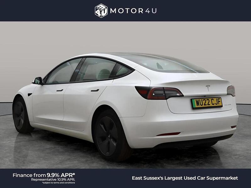 Tesla Model 3 (Dual Motor) Long Range Saloon 4dr Electric Auto 4WDE (346 ps) | PAN ROOF|R/CAM|WHITE LEATHER - U11135