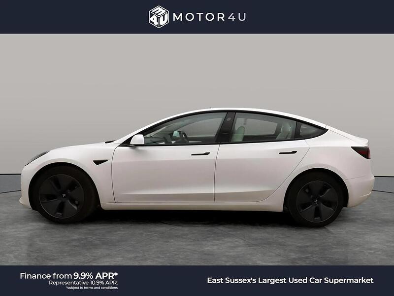 Tesla Model 3 (Dual Motor) Long Range Saloon 4dr Electric Auto 4WDE (346 ps) | PAN ROOF|R/CAM|WHITE LEATHER - U11135