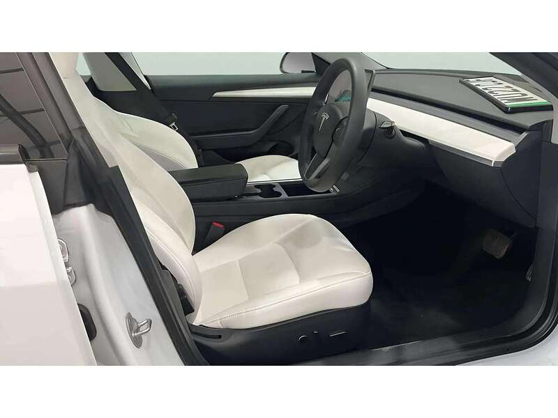 Tesla Model 3 (Dual Motor) Long Range Saloon 4dr Electric Auto 4WDE (346 ps) | PAN ROOF|R/CAM|WHITE LEATHER - U11135