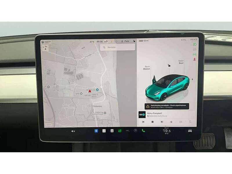 Tesla Model 3 (Dual Motor) Long Range Saloon 4dr Electric Auto 4WDE (346 ps) | PAN ROOF|R/CAM|WHITE LEATHER - U11135