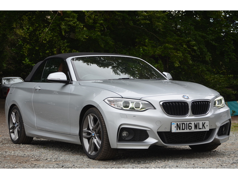 BMW 2 Series 2.0 218d M Sport Convertible 2dr Diesel Auto Euro 6 (s/s) (150 ps) | H/SEATS|R/CAM|BTOOTH|CRUISE - U11161