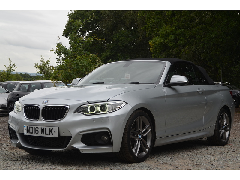 BMW 2 Series 2.0 218d M Sport Convertible 2dr Diesel Auto Euro 6 (s/s) (150 ps) | H/SEATS|R/CAM|BTOOTH|CRUISE - U11161