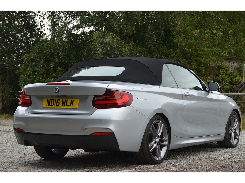 BMW 2 Series 2.0 218d M Sport Convertible 2dr Diesel Auto Euro 6 (s/s) (150 ps) | H/SEATS|R/CAM|BTOOTH|CRUISE - U11161