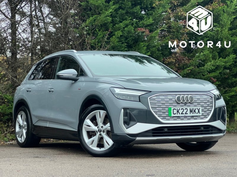 Audi Q4 e-tron 40 S line SUV 5dr Electric Auto 82kWh (204 ps) | P/SENSORS|H/SEATS|1 OWNER|VATQ - U11217