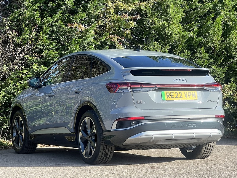 Audi Q4 e-tron 40 S line Sportback 5dr Electric Auto 82kWh (204 ps) | PRIVACY|P/SENSORS|1 OWNER|VATQ - U11218