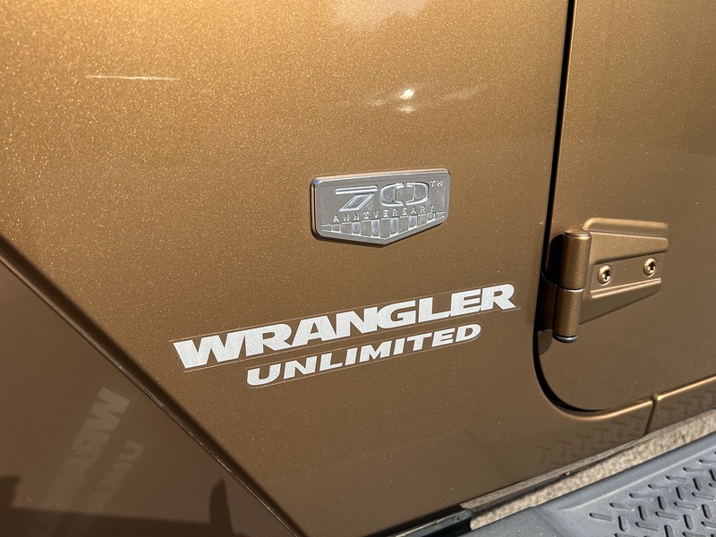 Jeep Wrangler V6 70Th Anniversary Unlimited - U11982
