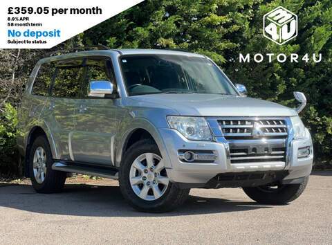 Mitsubishi Pajero 2.4D 4 SUV 5dr Diesel Auto 4WD Euro 6 (181 ps) | 4X4|APPLE|R/CAM|CRUISE SUV Automatic Diesel