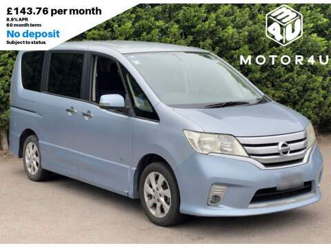 Nissan Serena 1.8 VVT-h Excel CVT Euro 6 (s/s) 5dr 1.8 Automatic Petrol HybridA