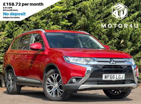 Mitsubishi Outlander 1.6 T-GDi GT-Line SUV 5dr Petrol Manual Euro 6 (s/s) (174 bhp)