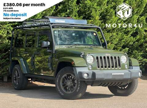 Jeep Wrangler Sahara Unlimited Convertible 3.6 Automatic Petrol