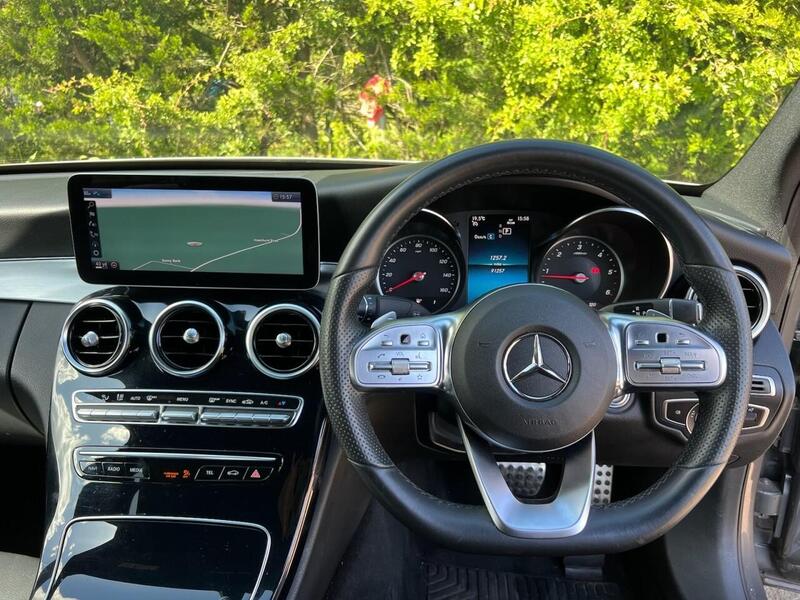 MERCEDES-BENZ C-CLASS 2.0 C 220 D AMG LINE 4d 192 BHP 1 OWNER FROM NEW|JUST SERVICED @90K - U9782