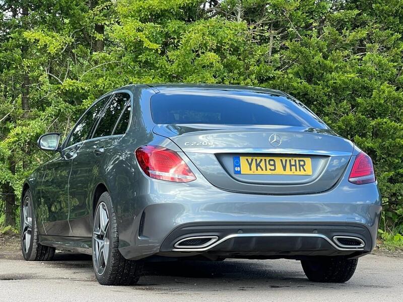 MERCEDES-BENZ C-CLASS 2.0 C 220 D AMG LINE 4d 192 BHP 1 OWNER FROM NEW|JUST SERVICED @90K - U9782