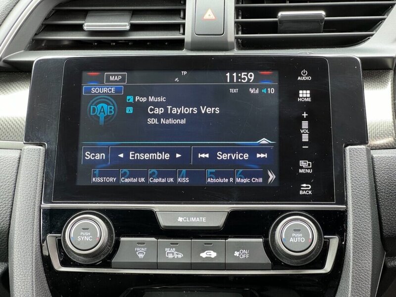 HONDA CIVIC CIVIC 1.0 VTEC SR 5d 128 BHP NEW CAMBELT FITTED@60K|PRIVACY|RCAM Hatchback Automatic Petrol - U9935