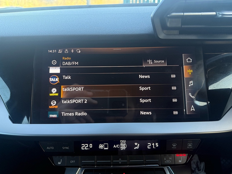 Audi 1.5 TFSI 35 Sport Sportback 5dr Petrol S Tronic Euro 6 (s/s) (150 ps)