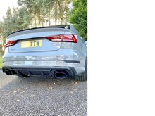AP Design Rear Carbon Fibre Diffuser - RS3 8V Sedan Image 3