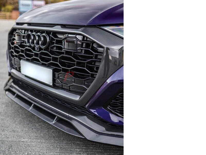 AP Design Carbon Fibre Front Splitter Gloss Twill Carbon - RSQ8 Image 2