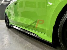 AP Design Dry Carbon Side Skirts Gloss Twill - RS3 8Y Image 1