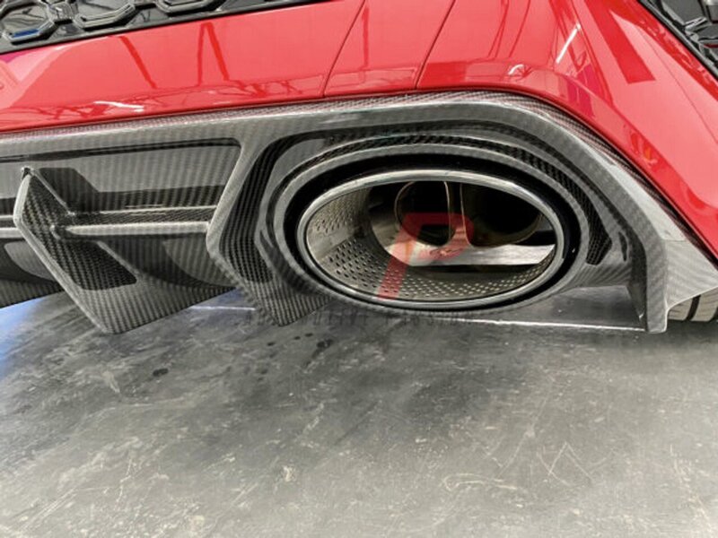 AP Design Dry Carbon Diffuser Gloss Twill - RS3 8Y Image 2