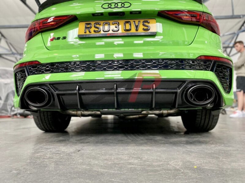 AP Design Dry Carbon Diffuser Gloss Twill - RS3 8Y Image 5