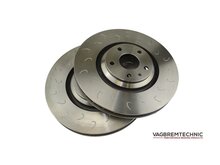 Vagbremtechnic Front Brake Kit - 4 Piston Brembo Caliper - 340x32mm OE Discs - T5/T6 Transporter Image 1