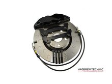 Vagbremtechnic Front Brake Kit - 4 Piston Brembo Caliper - 340x30mm OE 1 Piece Discs - PQ35 / MQB Image 2
