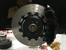 Vagbremtechnic Front Brake Kit - 8 Piston Brembo Caliper - 362x32mm 2 Piece Discs - PQ35 / MQB Image 1