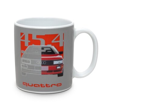 Audi quattro 45.4 Mug, grey