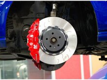Vagbremtechnic Front Brake Kit - 6 Piston AP Racing Caliper - 390x34mm 2-pc Discs - Ferodo DS2500 Image 3