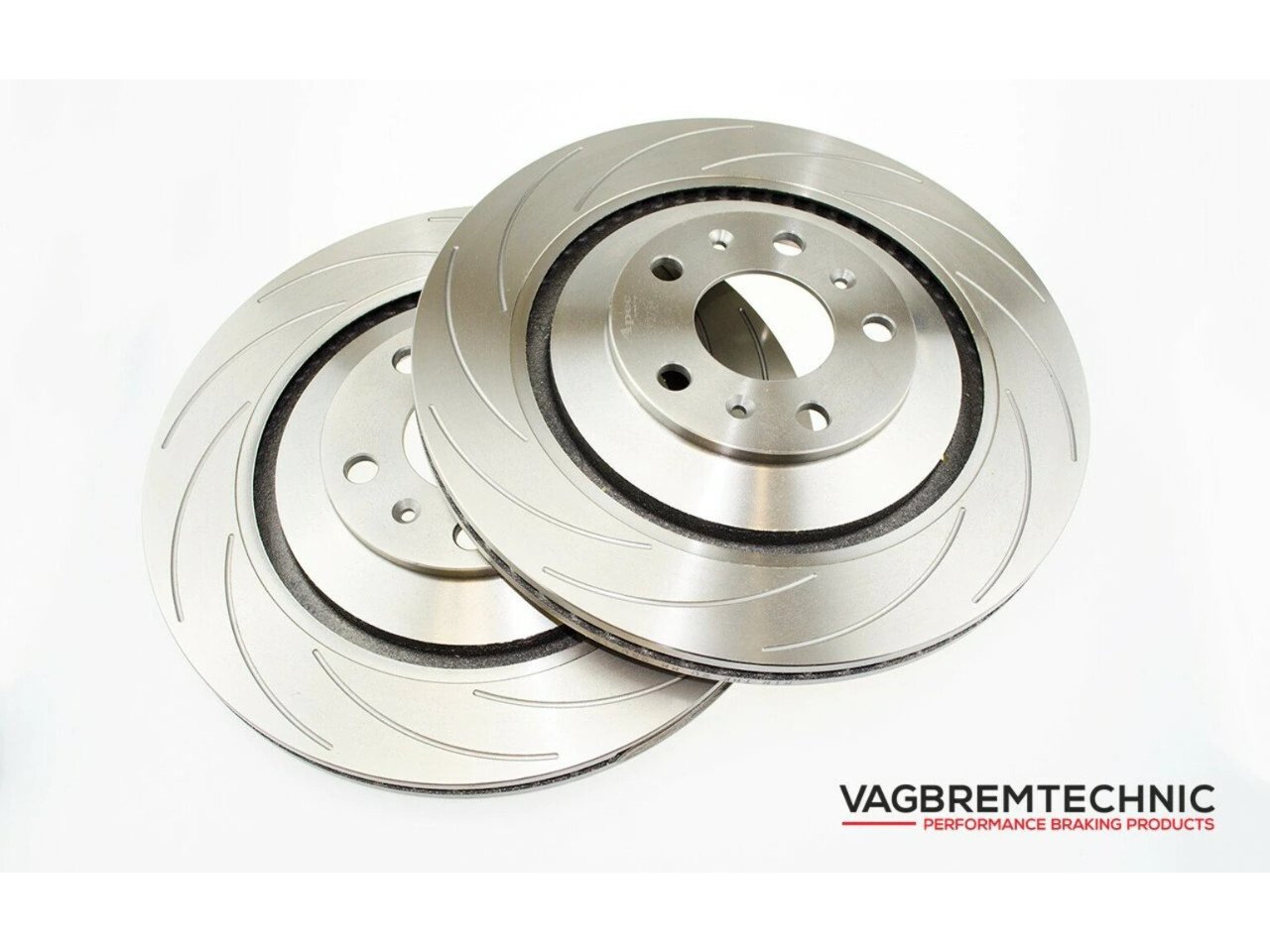 Vagbremtechnic 'Grooved' 340mm Front Brake Discs (MQB)