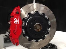Vagbremtechnic Front Brake Kit 4 Piston AP Racing Calipers with 362x32mm 2-Piece Discs And Ferodo DS Image 1