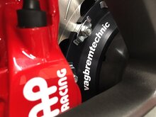 Vagbremtechnic Front Brake Kit 4 Piston AP Racing Calipers with 362x32mm 2-Piece Discs And Ferodo DS Image 2