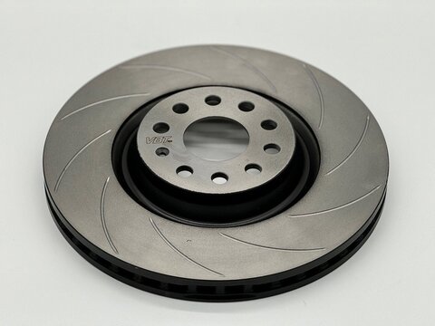 Vagbremtechnic Grooved 272x10mm Rear Brake Discs (SILVER) - S1
