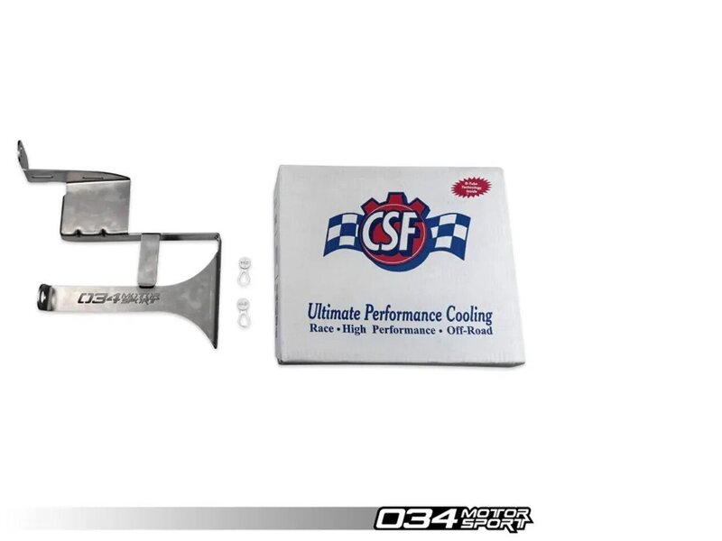 034Motorsport Auxiliary Side Mount Radiator Upgrade Kit, B9/B9.5 Audi S4/S5 3.0T Image 6