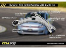 034 Motorsport - Dynamic+ RCO Control Arms, Audi &amp; Volkswagen MQB and MQB Evo Mk8/8Y Image 3