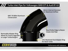 034 Motorsport - Turbo Inlet Pipe, Volkswagen MK8 GTI &amp; Audi 8Y A3 EA888 Gen 4 Image 2